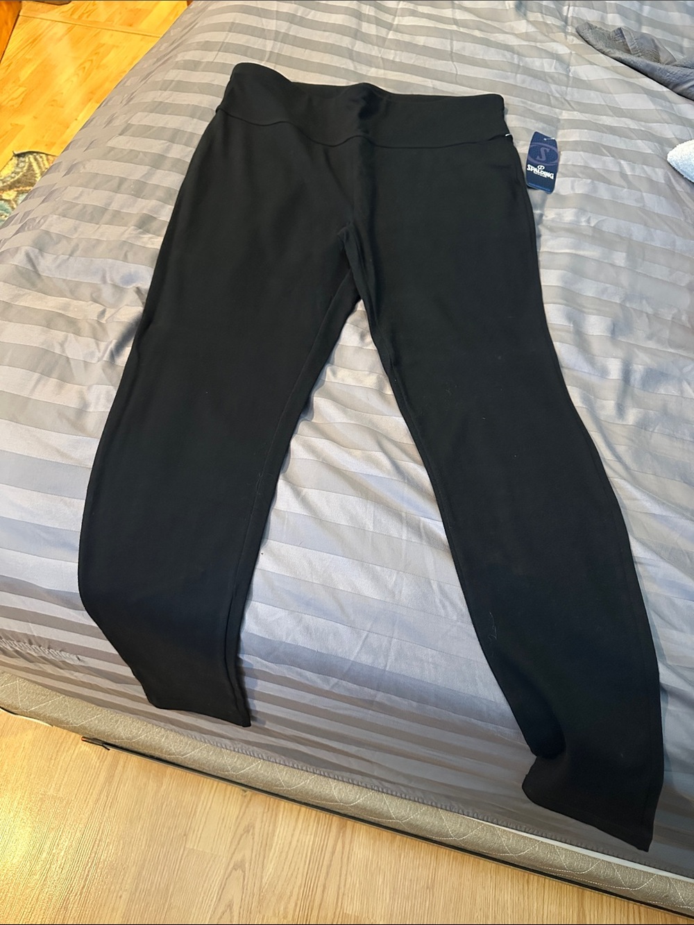 Spalding Black Women’s Leggings - Stretch Athletic Bottoms